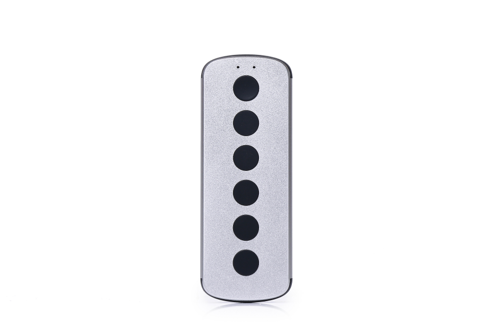 6 keys aluminum remote control customized RF remote control 433mhz or 2.4G for audiospeaker (2)